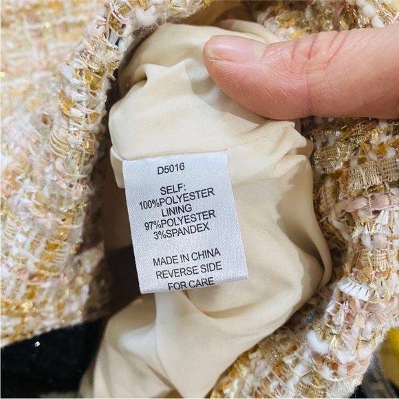 Alexia Admor tweed button up dress with gold buttons NWT - Picture 11 of 11